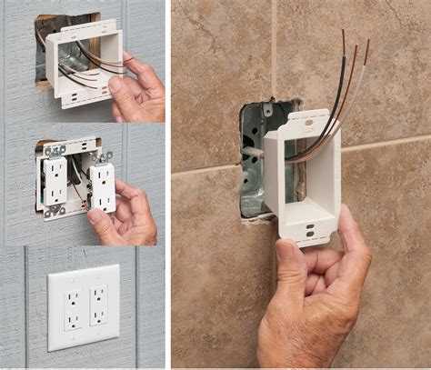 1 1 2 single gang electric box extension|outlet box extensions for tile.